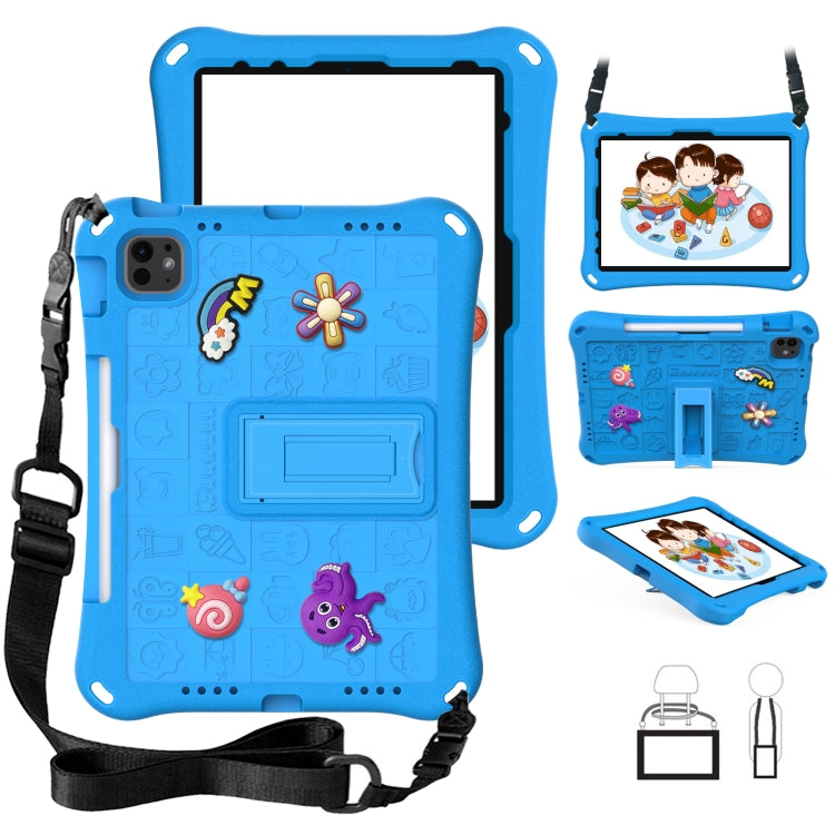Hi Baby EVA Full Body Tablet Case with Strap, For iPad Air 11 2026 / 2025 / 2024, For iPad Pro 11 2025 / 2024, For iPad mini 6 / mini 2024, For iPad 10.2 2019 / 2020 / 2021