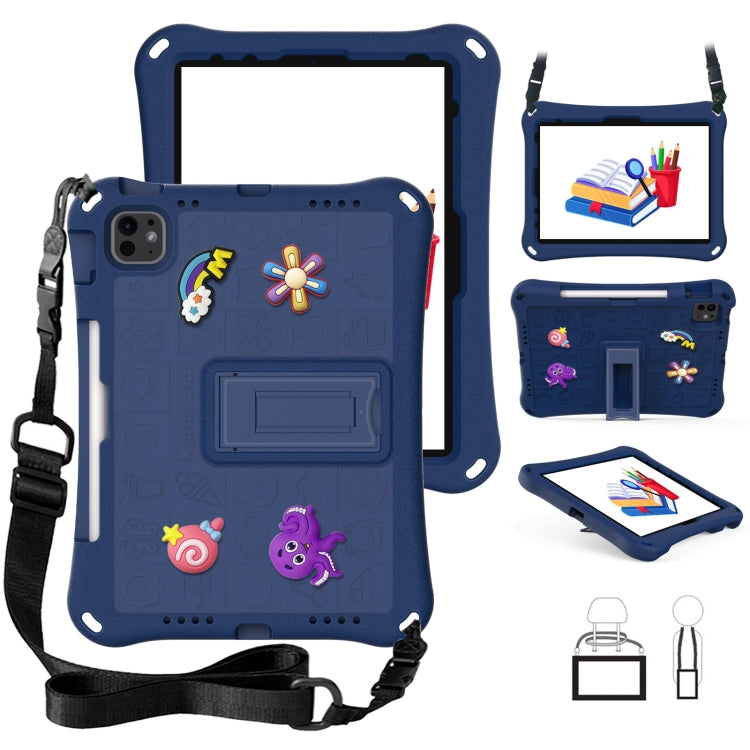 Hi Baby EVA Full Body Tablet Case with Strap, For iPad Air 11 2026 / 2025 / 2024, For iPad Pro 11 2025 / 2024, For iPad mini 6 / mini 2024, For iPad 10.2 2019 / 2020 / 2021