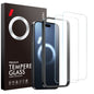 NORTHJO 2pcs A++ Screen Protector Tempered Glass Film with Installation Frame, For iPhone 16 Pro Max, For iPhone 16 Pro, For iPhone 16 Plus, For iPhone 16, For iPhone 15 Pro Max, For iPhone 15 Pro, For iPhone 15 Plus, For iPhone 15, For iPhone 14 Plus ...
