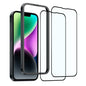 NORTHJO 2pcs A++ Tempered Glass Film with Installation Frame, For iPhone 16 Pro Max, For iPhone 16 Pro, For iPhone 16 Plus, For iPhone 16, For iPhone 15 Pro Max, For iPhone 15 Pro, For iPhone 15 Plus, For iPhone 15, For iPhone 14 Plus, For iPhone 14���...