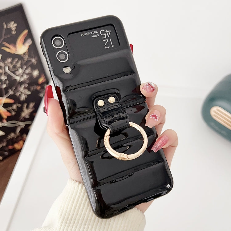 Laser Aurora Ring Down Jacket Shockproof Phone Case