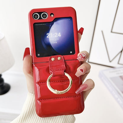 Laser Aurora Ring Down Jacket Shockproof Phone Case