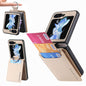 Litchi Texture Leather Ring Wallet Phone Case, For Samsung Galaxy Z Flip7 5G, For Samsung Galaxy Z Flip6 / Flip7 FE, For Samsung Galaxy Z Flip5