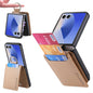 Litchi Texture Leather Ring Wallet Phone Case, For Samsung Galaxy Z Flip7 5G, For Samsung Galaxy Z Flip6 / Flip7 FE, For Samsung Galaxy Z Flip5