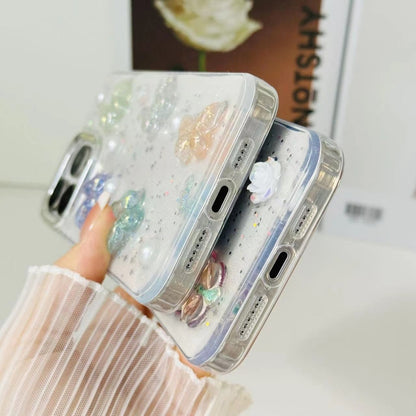 3D Colorful Crystal Butterfly TPU Phone Case, For iPhone 13 Pro Max, For iPhone 13 Pro, For iPhone 13, For iPhone  12, For iPhone 12 Pro Max, For iPhone 12 Pro