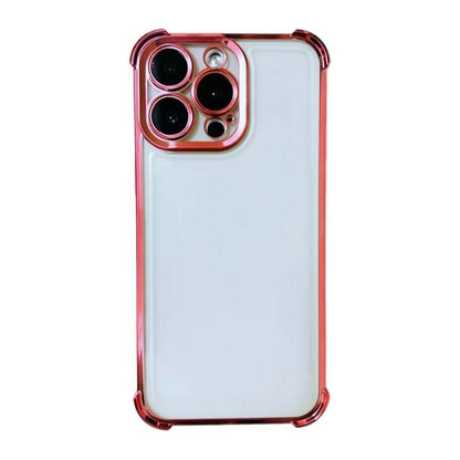 Electrpolated Space Four-corner Shockproof TPU Phone Case, For iPhone Air, For iPhone 16 Pro Max, For iPhone 16 Pro, For  iPhone 16 Plus