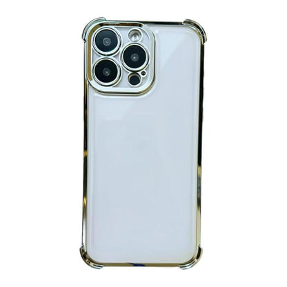 Electrpolated Space Four-corner Shockproof TPU Phone Case, For iPhone Air, For iPhone 16 Pro Max, For iPhone 16 Pro, For  iPhone 16 Plus