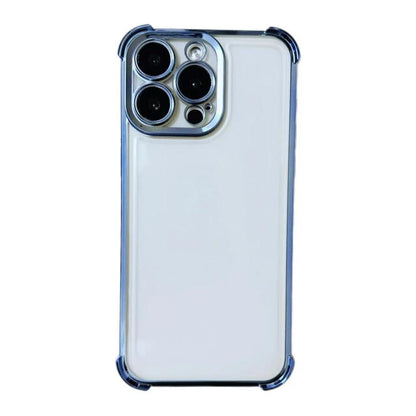 Electrpolated Space Four-corner Shockproof TPU Phone Case, For iPhone Air, For iPhone 16 Pro Max, For iPhone 16 Pro, For  iPhone 16 Plus