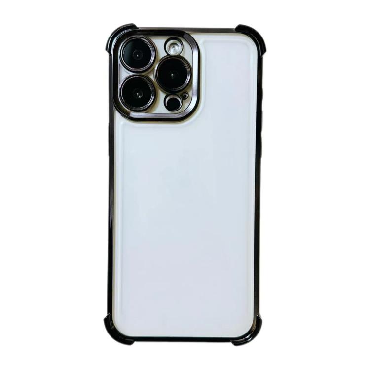 Electrpolated Space Four-corner Shockproof TPU Phone Case, For iPhone Air, For iPhone 16 Pro Max, For iPhone 16 Pro, For  iPhone 16 Plus