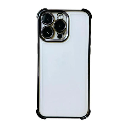 Electrpolated Space Four-corner Shockproof TPU Phone Case, For iPhone Air, For iPhone 16 Pro Max, For iPhone 16 Pro, For  iPhone 16 Plus
