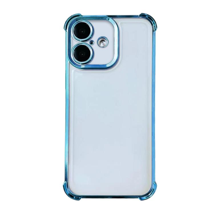 Electrpolated Space Four-corner Shockproof TPU Phone Case, For iPhone Air, For iPhone 16 Pro Max, For iPhone 16 Pro, For  iPhone 16 Plus