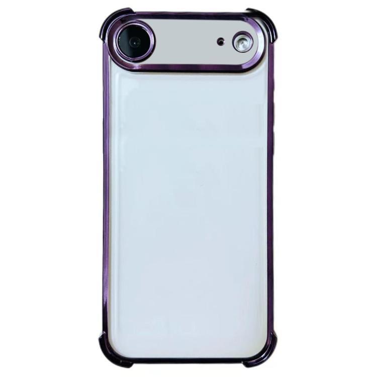 Electrpolated Space Four-corner Shockproof TPU Phone Case, For iPhone Air, For iPhone 16 Pro Max, For iPhone 16 Pro, For  iPhone 16 Plus