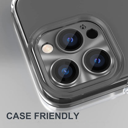 ENKAY Aluminium Alloy Tempered Glass Lens Cover Film, For iPhone 16 Pro / 16 Pro Max