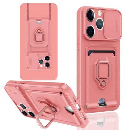 Sliding Camshield Magnetic Card Holder Silicone Phone Case, For iPhone 11 Pro Max, For iPhone 11, For iPhone 11 Pro, For iPhone X / XSS