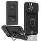 Sliding Camshield Magnetic Card Holder Silicone Phone Case, For iPhone 11 Pro Max, For iPhone 11, For iPhone 11 Pro, For iPhone X / XSS