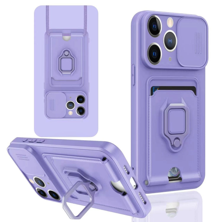 Sliding Camshield Magnetic Card Holder Silicone Phone Case, For iPhone 11 Pro Max, For iPhone 11, For iPhone 11 Pro, For iPhone X / XSS