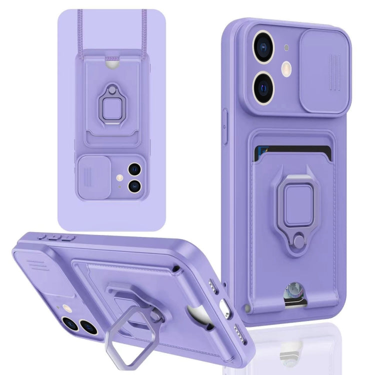 Sliding Camshield Magnetic Card Holder Silicone Phone Case, For iPhone 11 Pro Max, For iPhone 11, For iPhone 11 Pro, For iPhone X / XSS