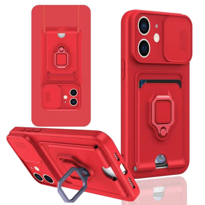 Sliding Camshield Magnetic Card Holder Silicone Phone Case, For iPhone 11 Pro Max, For iPhone 11, For iPhone 11 Pro, For iPhone X / XSS
