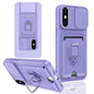Sliding Camshield Magnetic Card Holder Silicone Phone Case, For iPhone XR, For iPhone XS Max, For iPhone 7 Plus / 8 Plus