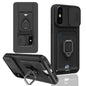 Sliding Camshield Magnetic Card Holder Silicone Phone Case, For iPhone 11 Pro Max, For iPhone 11, For iPhone 11 Pro, For iPhone X / XSS