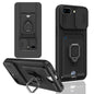 Sliding Camshield Magnetic Card Holder Silicone Phone Case, For iPhone XS Max, For iPhone 7 Plus / 8 Plus