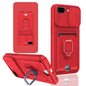 Sliding Camshield Magnetic Card Holder Silicone Phone Case, For iPhone XR, For iPhone XS Max, For iPhone 7 Plus / 8 Plus