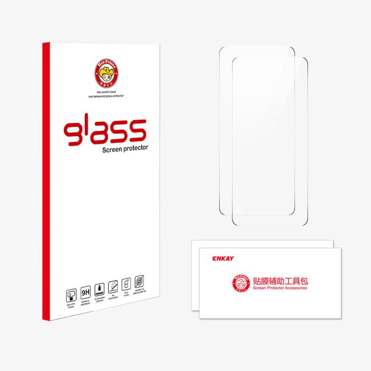 2pcs ENKAY 9H Big Arc Edge High Aluminum-silicon Tempered Glass Film, For Galaxy M47 5G, For Galaxy Z Fold8 5G Outer Screen, For Galaxy Z Fold8 Ultra 5G Outer Screen, For Galaxy Z Flip8 5G Outer Screen, For Galaxy A57 5G, For Galaxy A37 5G             ...