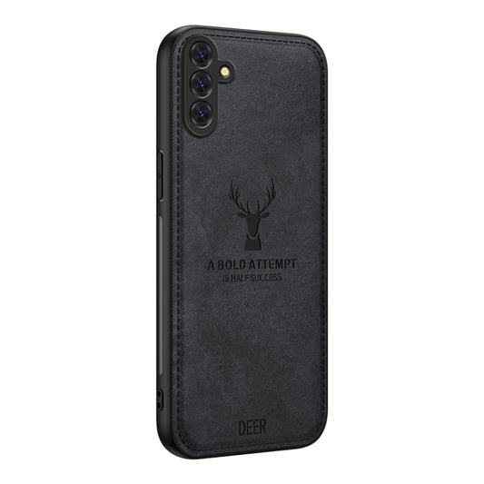 Deer Head Cloth Skin All-inclusive Phone Case