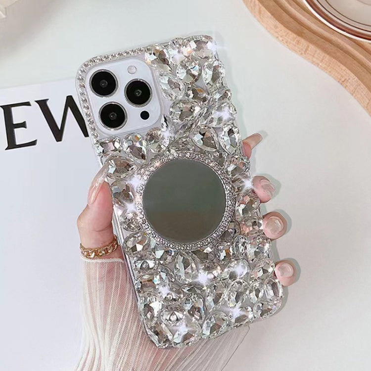 Mirror Handmade Bling Rhinestone PC Phone Case, For iPhone 15 Pro, For iPhone 15 Plus, For iPhone 15, For iPhone 14 Plus, For iPhone 14, For iPhone 14 Pro