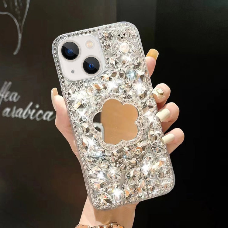 Mirror Handmade Bling Rhinestone PC Phone Case, For iPhone 15 Pro, For iPhone 15 Plus, For iPhone 15, For iPhone 14 Plus, For iPhone 14, For iPhone 14 Pro