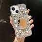 Mirror Handmade Bling Rhinestone PC Phone Case, For iPhone 15 Pro, For iPhone 15 Plus, For iPhone 15, For iPhone 14 Plus, For iPhone 14, For iPhone 14 Pro