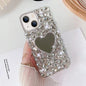 Mirror Handmade Bling Rhinestone PC Phone Case, For iPhone 15 Pro, For iPhone 15 Plus, For iPhone 15, For iPhone 14 Plus, For iPhone 14, For iPhone 14 Pro