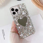 Mirror Handmade Bling Rhinestone PC Phone Case, For iPhone 15 Pro, For iPhone 15 Plus, For iPhone 15, For iPhone 14 Plus, For iPhone 14, For iPhone 14 Pro