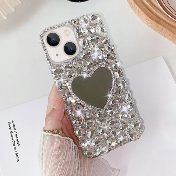 Mirror Handmade Bling Rhinestone PC Phone Case, For iPhone 14 Pro Max, For iPhone 13 Pro Max, For iPhone 13 Pro, For iPhone 13, For iPhone 13 mini, For iPhone 12