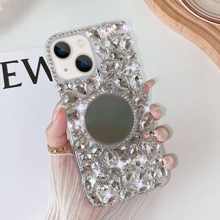 Mirror Handmade Bling Rhinestone PC Phone Case, For iPhone 14 Pro Max, For iPhone 13 Pro Max, For iPhone 13 Pro, For iPhone 13, For iPhone 13 mini, For iPhone 12