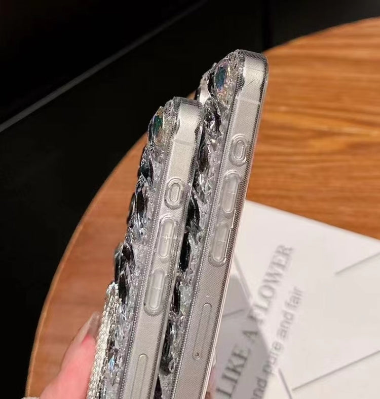 Mirror Handmade Bling Rhinestone PC Phone Case, For iPhone 15 Pro, For iPhone 15 Plus, For iPhone 15, For iPhone 14 Plus, For iPhone 14, For iPhone 14 Pro