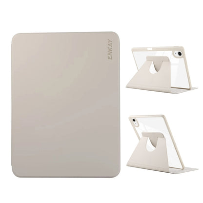 ENKAY 360 Rotation PMMA Leather Smart Tablet Case with Pen Slot, For iPad Air 13 2026 / 2025 / 2024, For iPad Air 11 2026 / 2025 / 2024, For iPad Pro 13 2025 / 2024, For iPad Pro 11 2025 / 2024