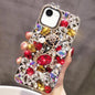 Handmade Bling Rhinestone Gemstone Fox PC Phone Case, For iPhone 17e / 16e, For iPhone 16 Pro Max, For iPhone 16 Pro, For iPhone 16 Plus, For iPhone 16, For iPhone 15 Pro Max