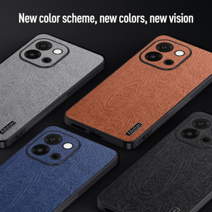 Tree Bark Leather Shockproof Phone Case, For OnePlus 13T, For OnePlus 13, For OnePlus Ace 3 Pro