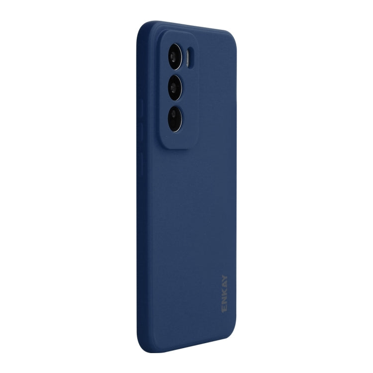 ENKAY Liquid Silicone Soft Shockproof Phone Case, For OPPO Reno12 Pro, For OPPO Reno12, For OPPO K12x, For OPPO K12