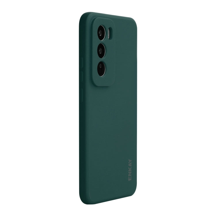 ENKAY Liquid Silicone Soft Shockproof Phone Case, For OPPO Reno12 Pro, For OPPO Reno12, For OPPO K12x, For OPPO K12