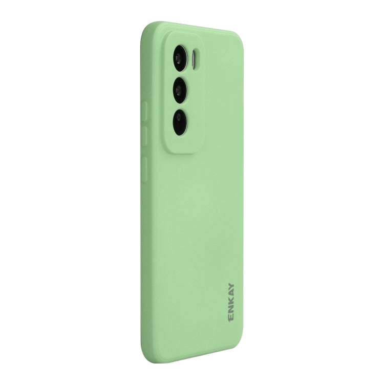 ENKAY Liquid Silicone Soft Shockproof Phone Case, For OPPO Reno12 Pro, For OPPO Reno12, For OPPO K12x, For OPPO K12