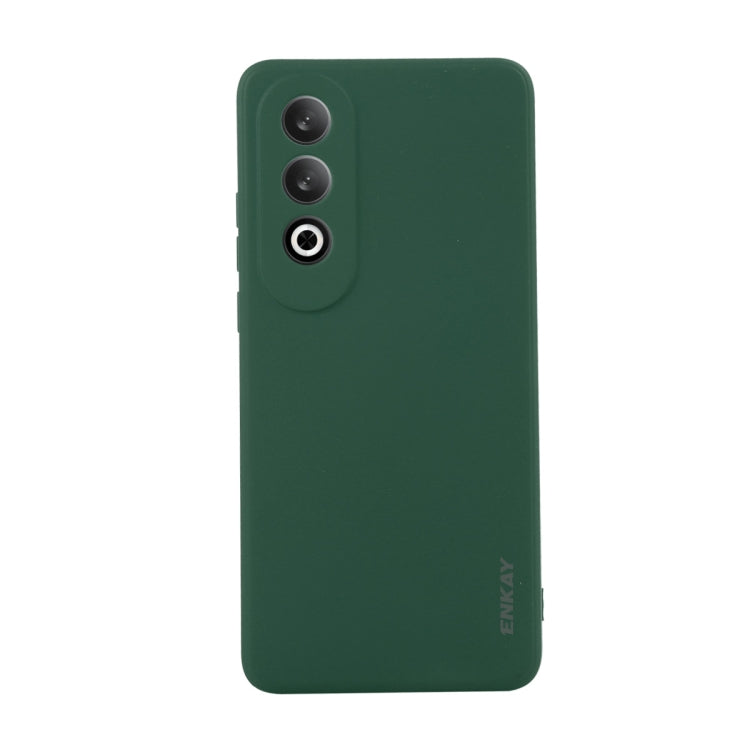 ENKAY Liquid Silicone Soft Shockproof Phone Case, For OPPO Reno12 Pro, For OPPO Reno12, For OPPO K12x, For OPPO K12
