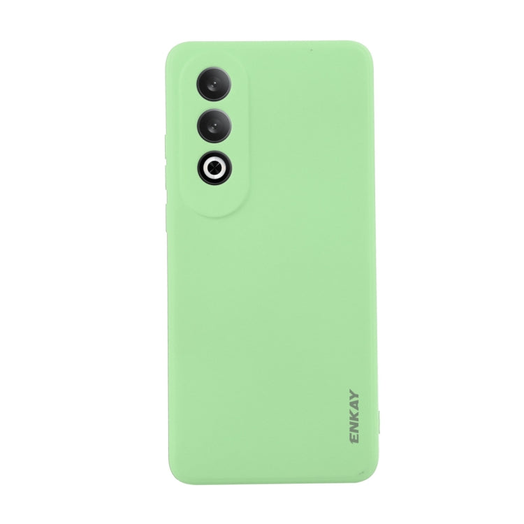 ENKAY Liquid Silicone Soft Shockproof Phone Case, For OPPO Reno12 Pro, For OPPO Reno12, For OPPO K12x, For OPPO K12