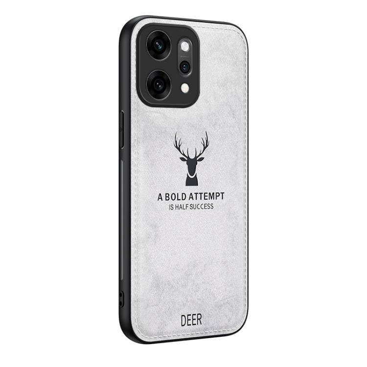 Deer Head Cloth Skin All-inclusive Phone Case