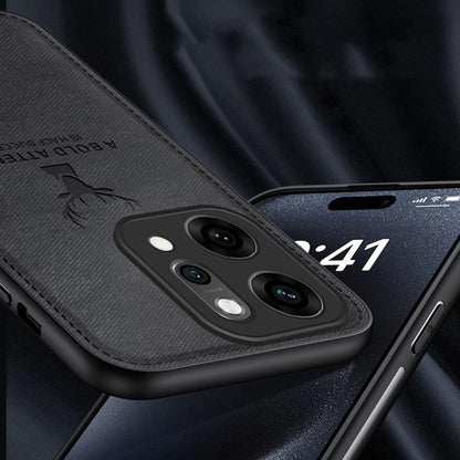 Deer Head Cloth Skin All-inclusive Phone Case