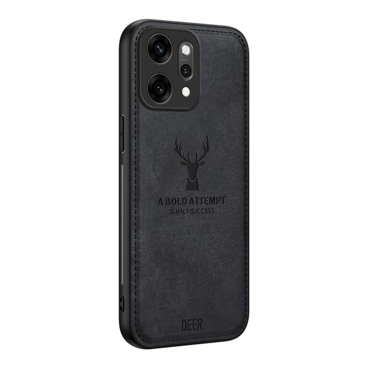Deer Head Cloth Skin All-inclusive Phone Case