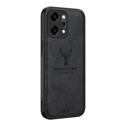 Deer Head Cloth Skin All-inclusive Phone Case