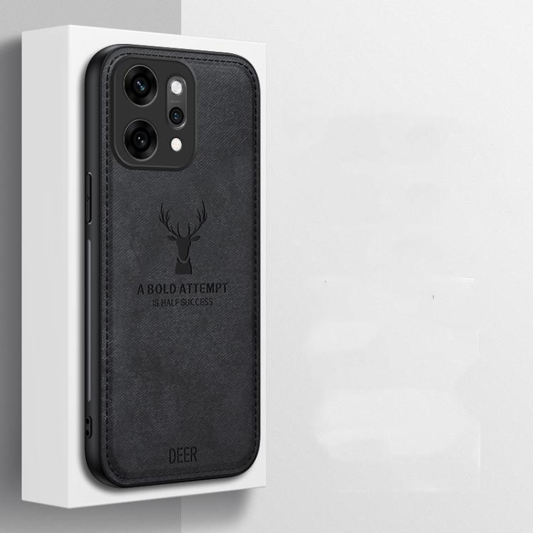 Deer Head Cloth Skin All-inclusive Phone Case