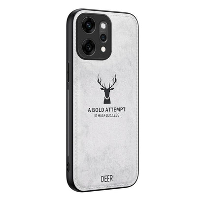 Deer Head Cloth Skin All-inclusive Phone Case